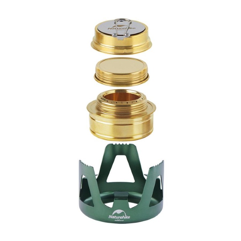 Пальник спиртовий Naturehike Alcohol Burner Steel NH18L001-T Green