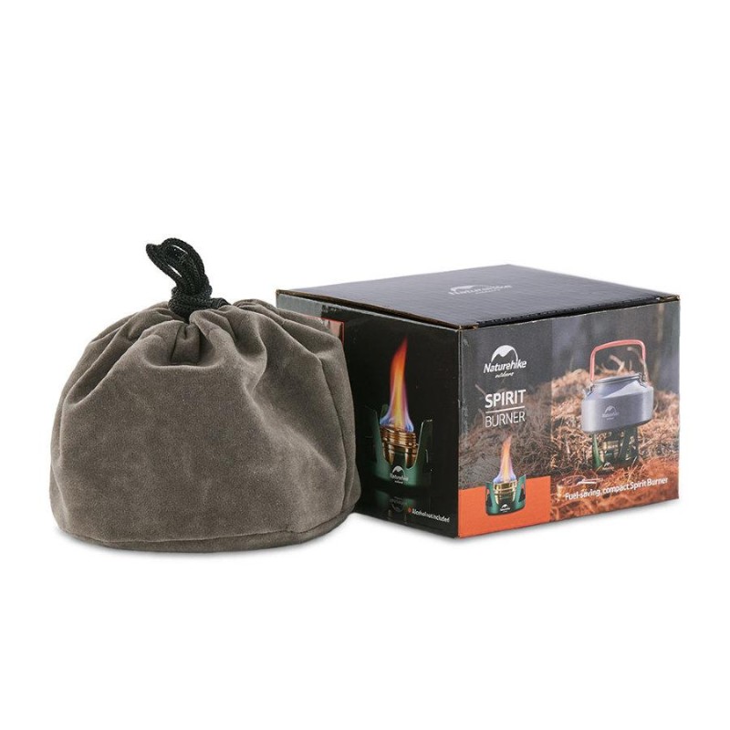 Пальник спиртовий Naturehike Alcohol Burner Steel NH18L001-T Green