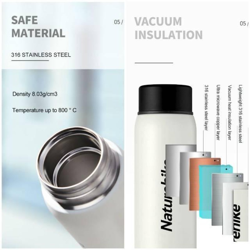 Термогорнятко Naturehike Thermos Cup Q-9H 0.5 л NH19SJ008 Blue
