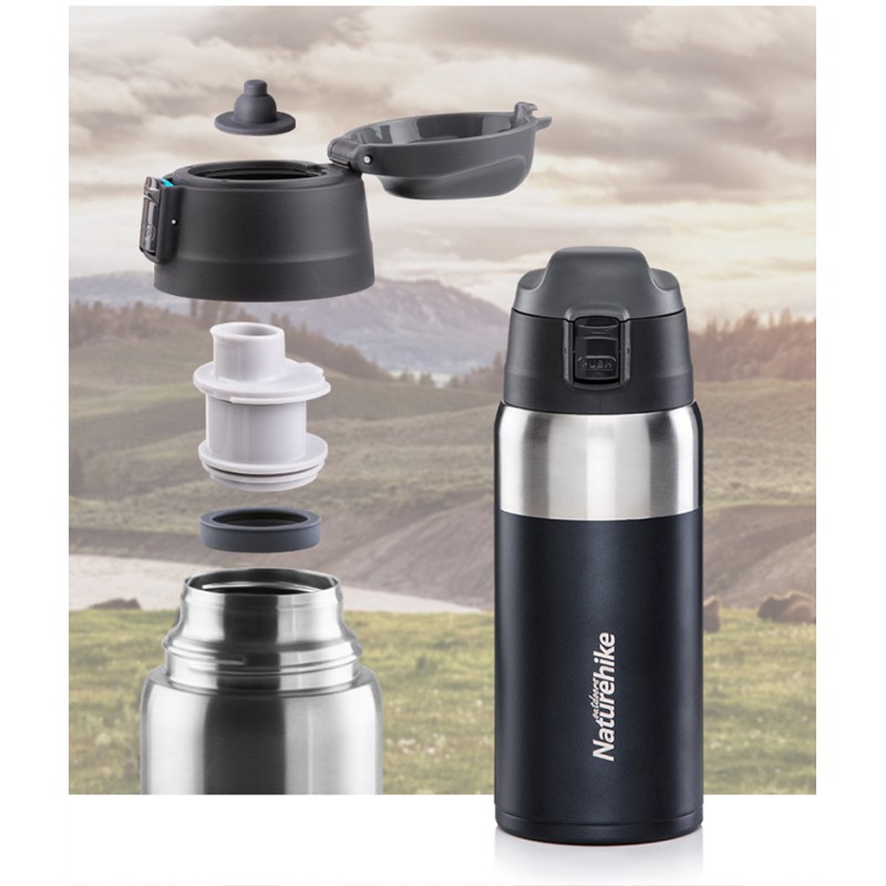 Термогорнятко Naturehike Vacuum Bottle 0,5 L NH19SJ009 Blue