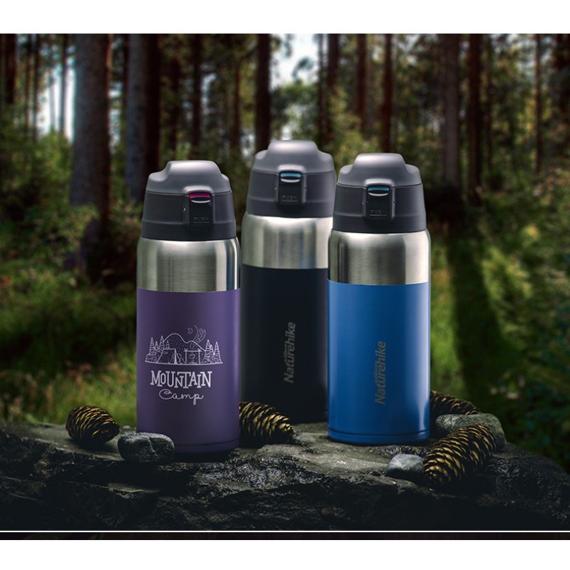 Термогорнятко Naturehike Vacuum Bottle 0,5 L NH19SJ009 White