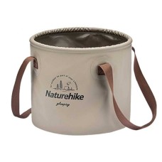Відро складне Naturehike Round bucket PVC 20 л NH20SJ040 Light Coffee