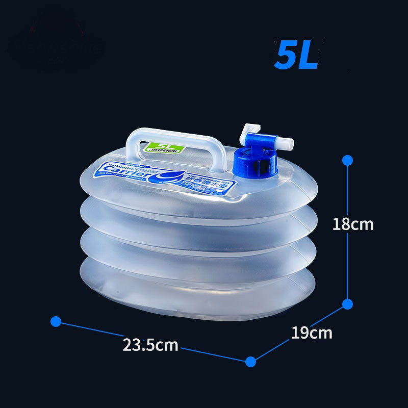 Складна каністра для води Naturehike РЕ 5 л NH14S002-T