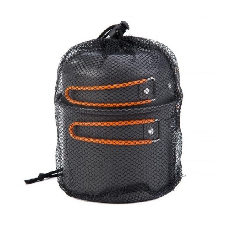 Набір посуду Naturehike 2-3 NH Updated (2 каструлі+ кришки) NH18T018-G Grey