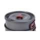 Набір посуду Naturehike 3-4 NH (2 каструлі+ кришки+сковорода) NH15T203-G Grey