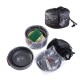 Набір посуду Naturehike 3-4 NH (2 каструлі+ кришки+сковорода) NH15T203-G Grey