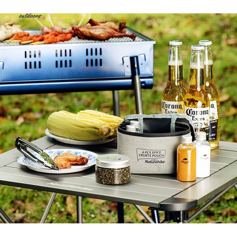 Набір для спецій Naturehike BBQ NH17T011-P Grey