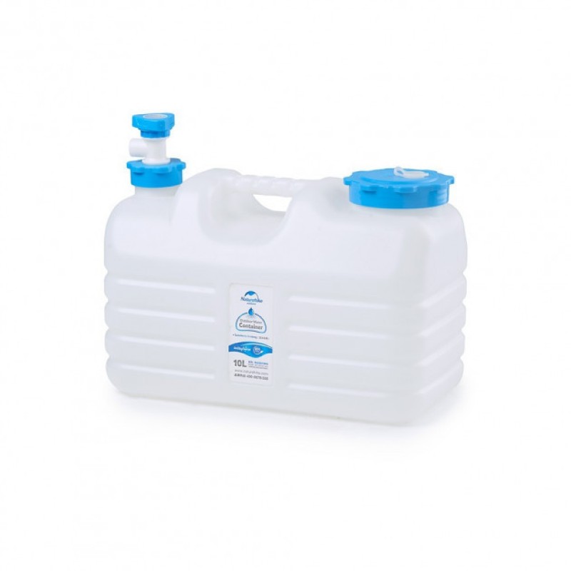 Каністра для води Naturehike Transparent 10 л NH16S009-T White