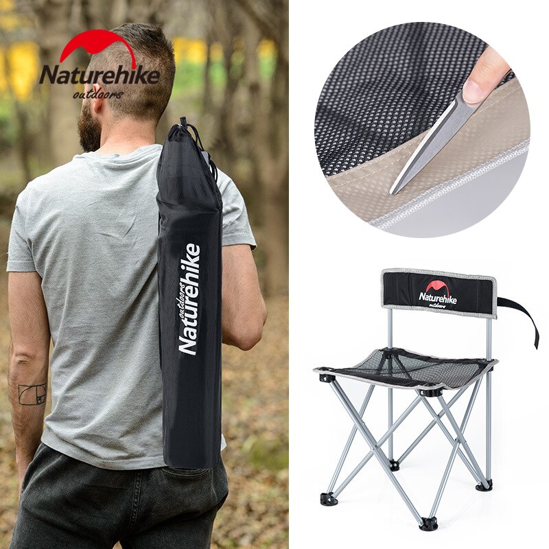 Стілець складний Naturehike NH16J001-J black