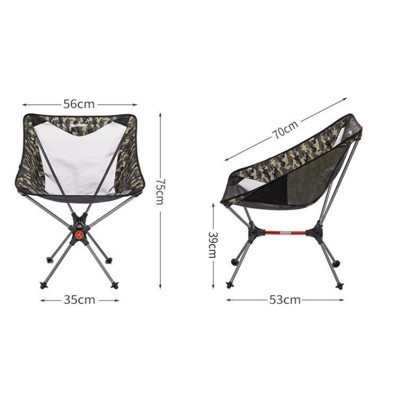 Крісло розкладне Naturehike NH19JJ005 folding moon chair Q-9E camouflage
