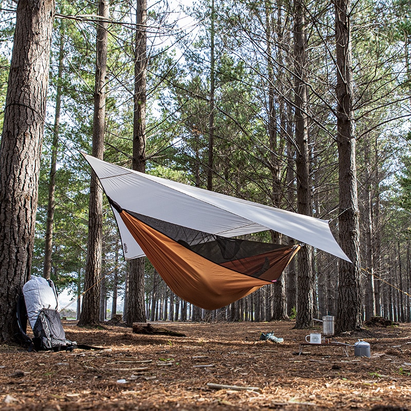 Гамак Naturehike Venus 1-місний NH20ZP092 grey/orange