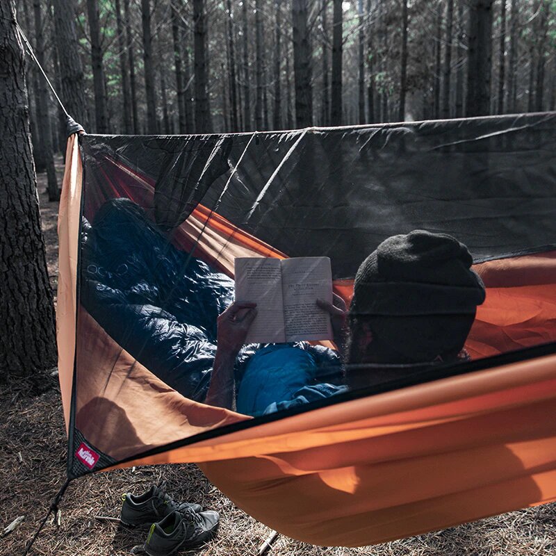 Гамак Naturehike Venus 1-місний NH20ZP092 grey/orange