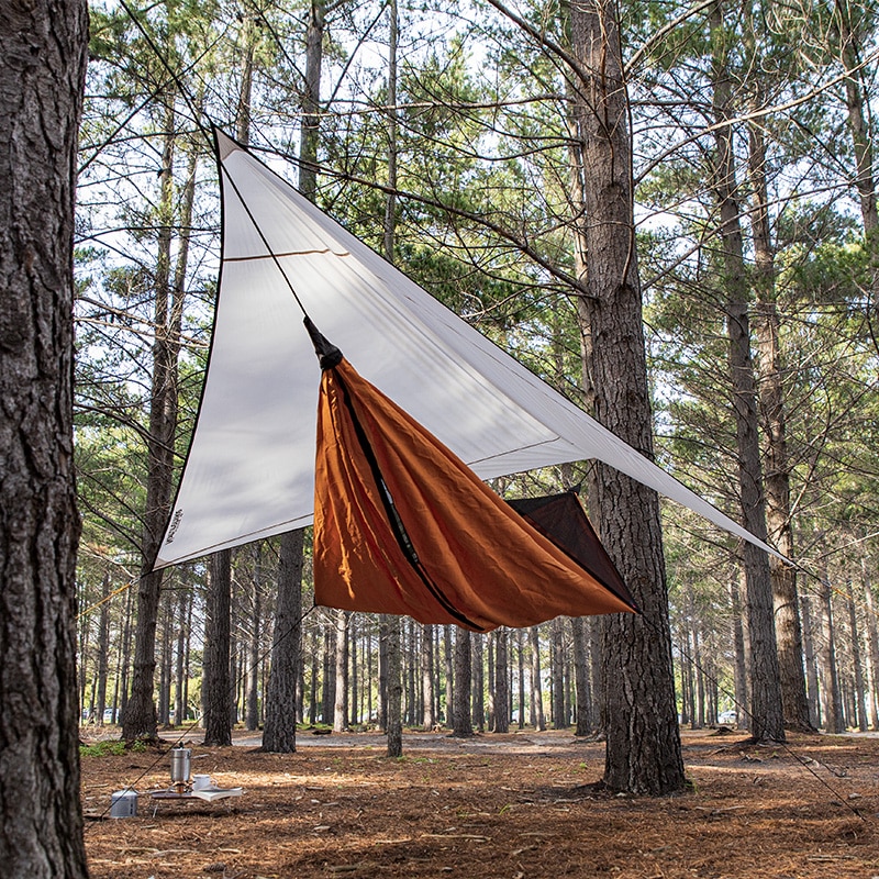 Гамак Naturehike Venus 1-місний NH20ZP092 grey/orange