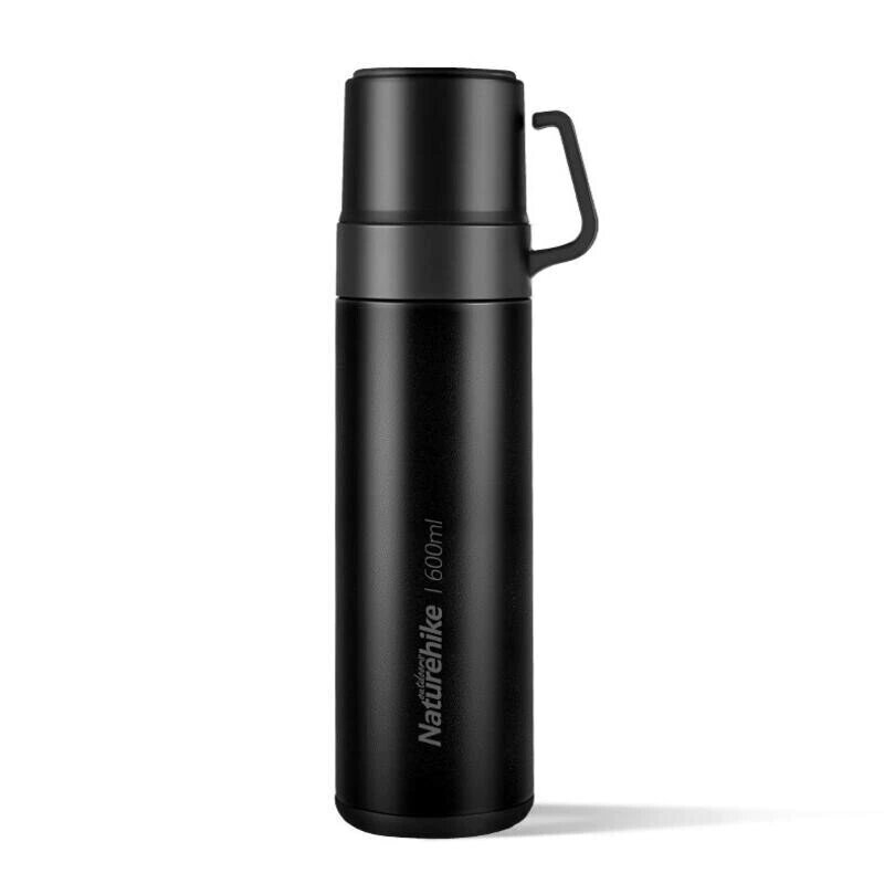 Термос Naturehike 304 steel 0.6L NH17S020-B Black
