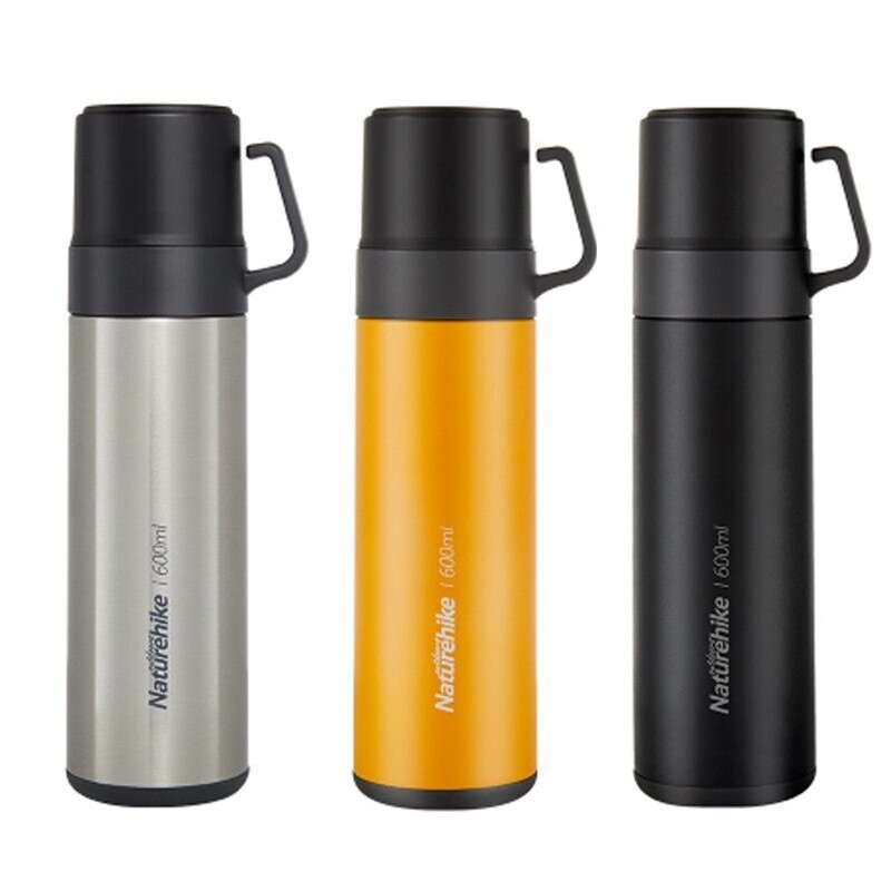 Термос Naturehike 304 steel 0.6L NH17S020-B Black