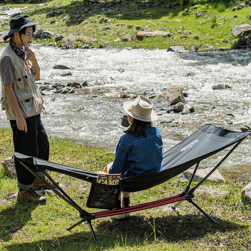 Гамак одномісний розкладний Naturehike Outdoor Folding Hammock 300D Oxford NH20JJ011 Black