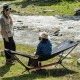 Гамак одномісний розкладний Naturehike Outdoor Folding Hammock 300D Oxford NH20JJ011 Black