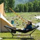 Гамак одномісний розкладний Naturehike Outdoor Folding Hammock 300D Oxford NH20JJ011 Black