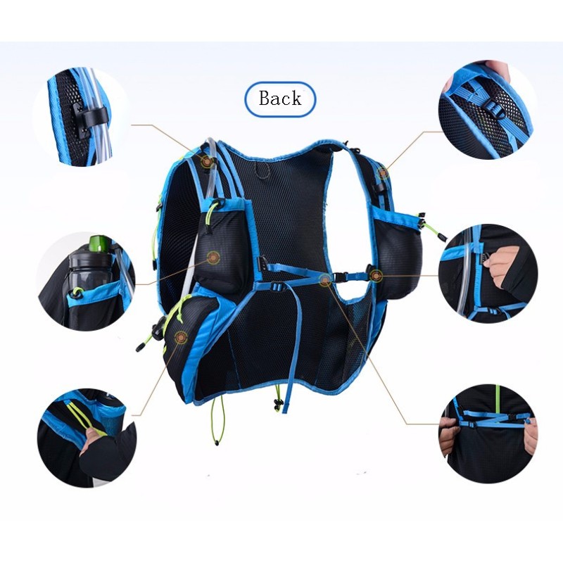 Наплічник Naturehike для бігу Cross country 12 NH70B067-B Blue