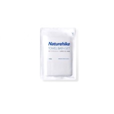 Рушники одноразові Naturehike NH19M010-J 2 шт 350х700 мм +1 шт 1400х700 мм