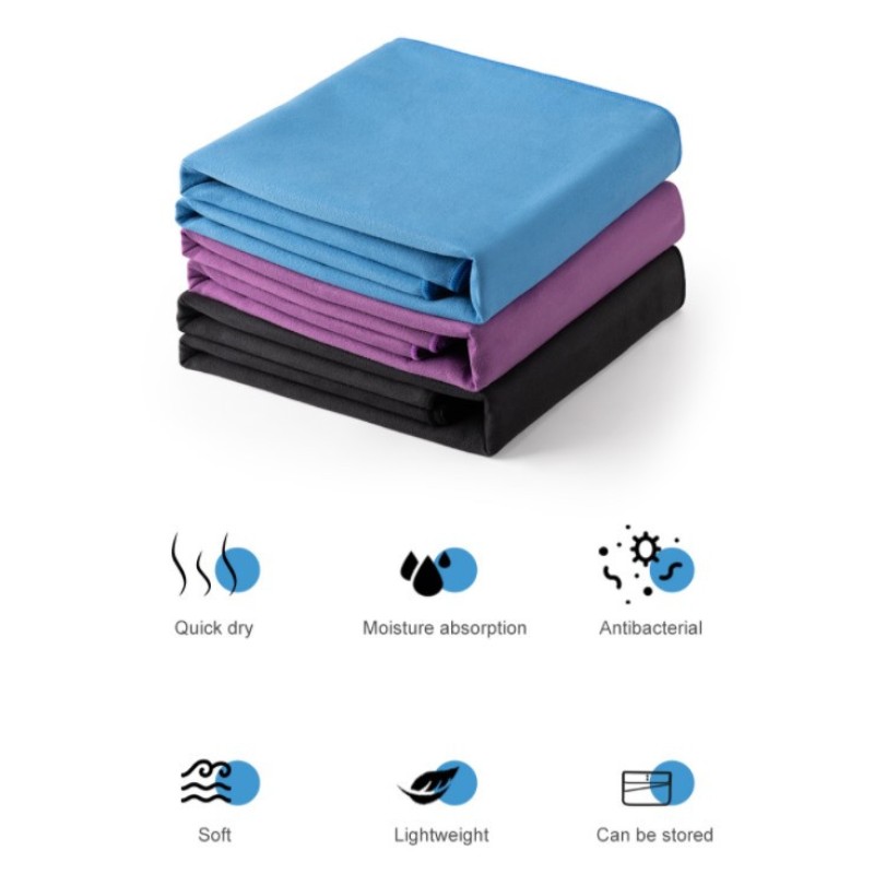 Рушник Naturehike Fitness 160 х 80 NH20FS009 Blue