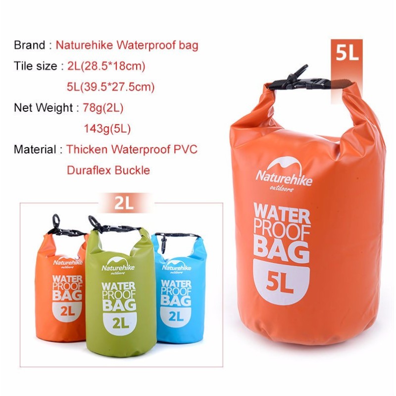 Гермомішок Naturehike 5 л NH15S222-D Orange