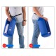 Гермомішок Naturehike з прозорою вставкою 5 л NH15S005-D Blue