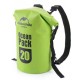 Гермомішок Naturehike Ocean Double Pack shoulder 20L FS16M020-S Bright green