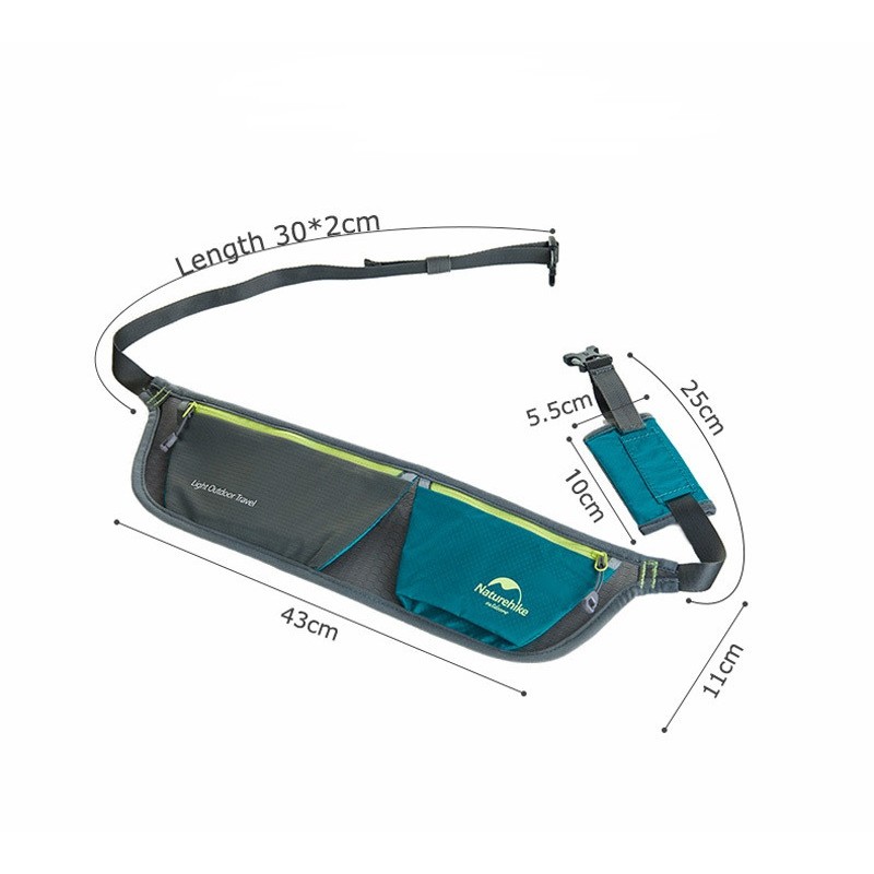 Сумка на пояс Ultralight running bag Naturehike NH17Y060-B Black
