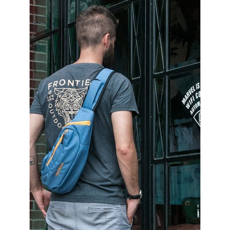 Рюкзак-сумка Naturehike Chest Bag 6 л NH23X008-K Black&Blue