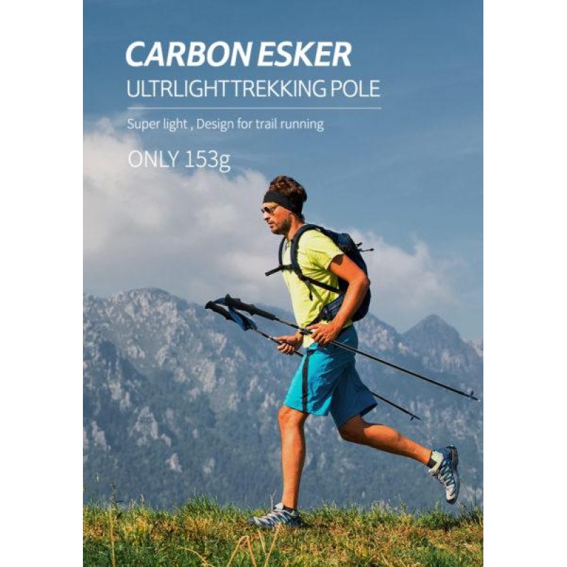 Трекінгові палиці Naturehike Carbon ST08 4-с NH18D020-Z Blue