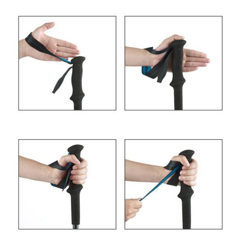 Трекінгові палиці Naturehike Carbon ST08 4-с NH18D020-Z Blue