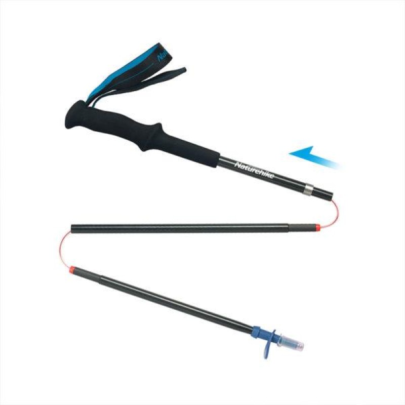 Трекінгові палиці Naturehike Carbon ST08 4-с NH18D020-Z Blue