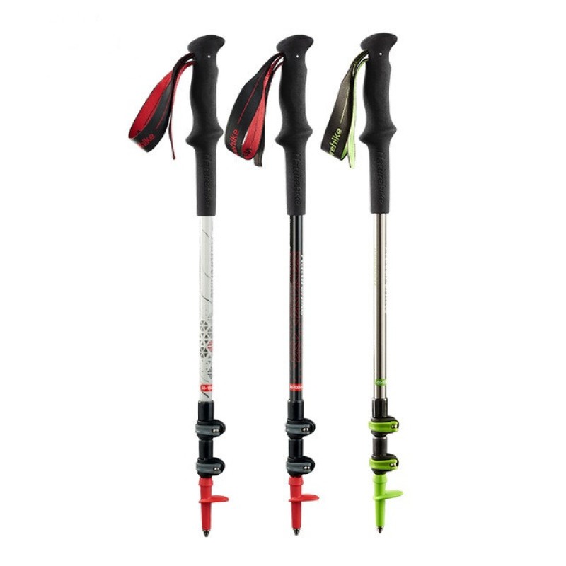 Трекінгові палиці Naturehike ST06 Carbon Aluminum 3-сек. NH17D006-D Moonlight Silver