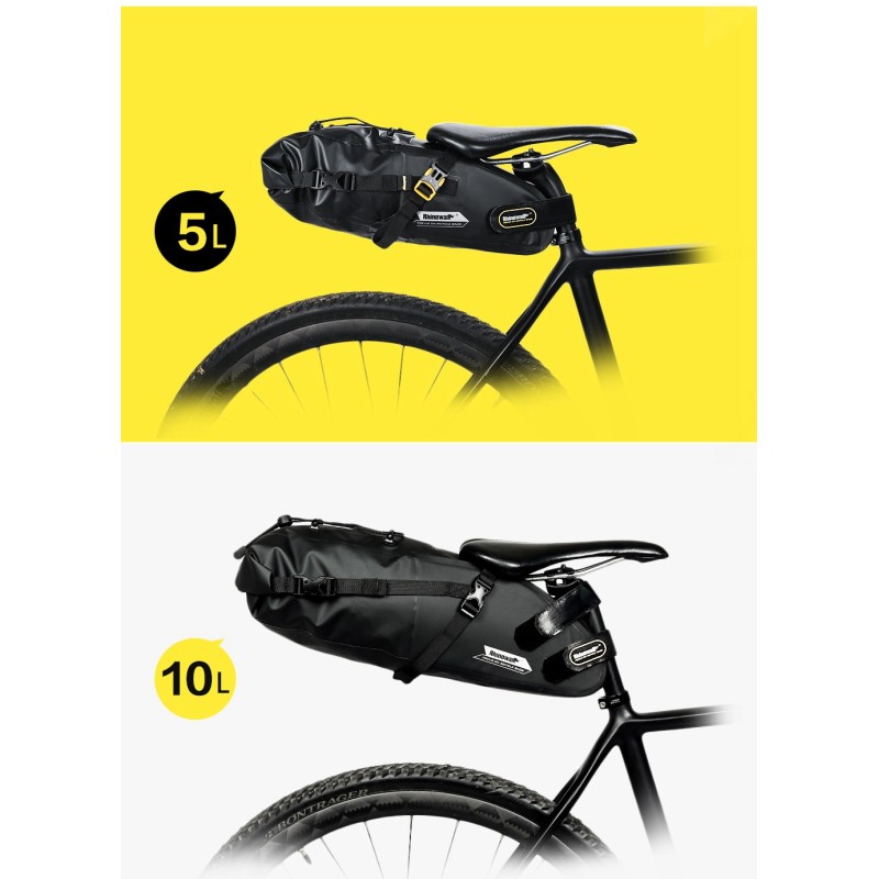Велосумка підсідельна Rhinowalk Bike 5л RK19512 Black