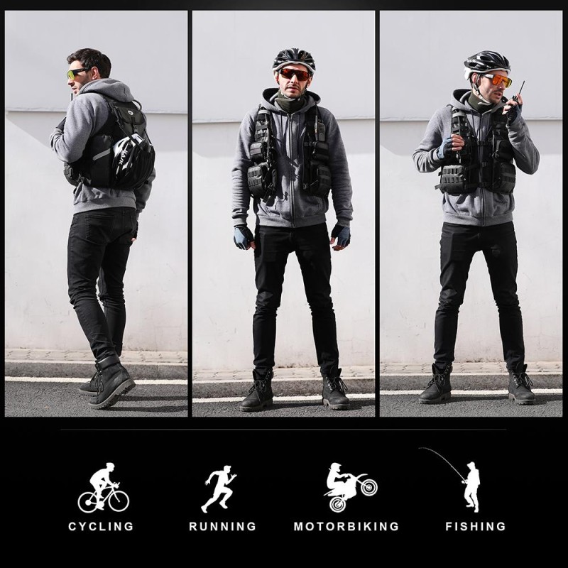 Жилет Rhinowalk Cycling-Moto L M101B Black