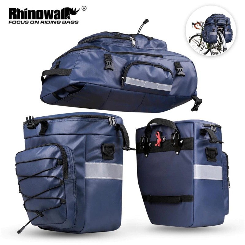 Велобаул Rhinowalk Transformer 3в1 65л X21606 Black