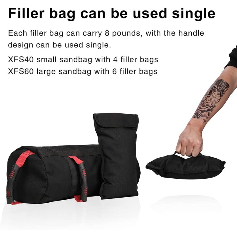 Сумка для кросфіту Rhinowalk Sand Bag L XFS60 Black