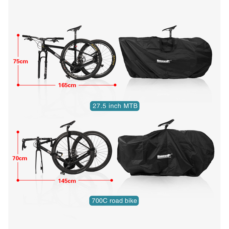 Велочохол Rhinowalk MTB 26-29/700С Light RM262 black
