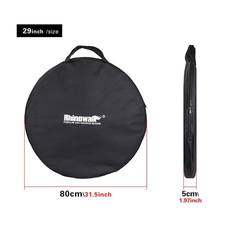 Чохол для коліс велосипеда Rhinowalk 3л RM290B Black