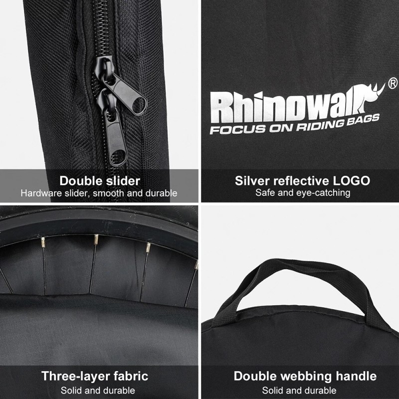 Чохол для коліс велосипеда Rhinowalk 3л RM290B Black