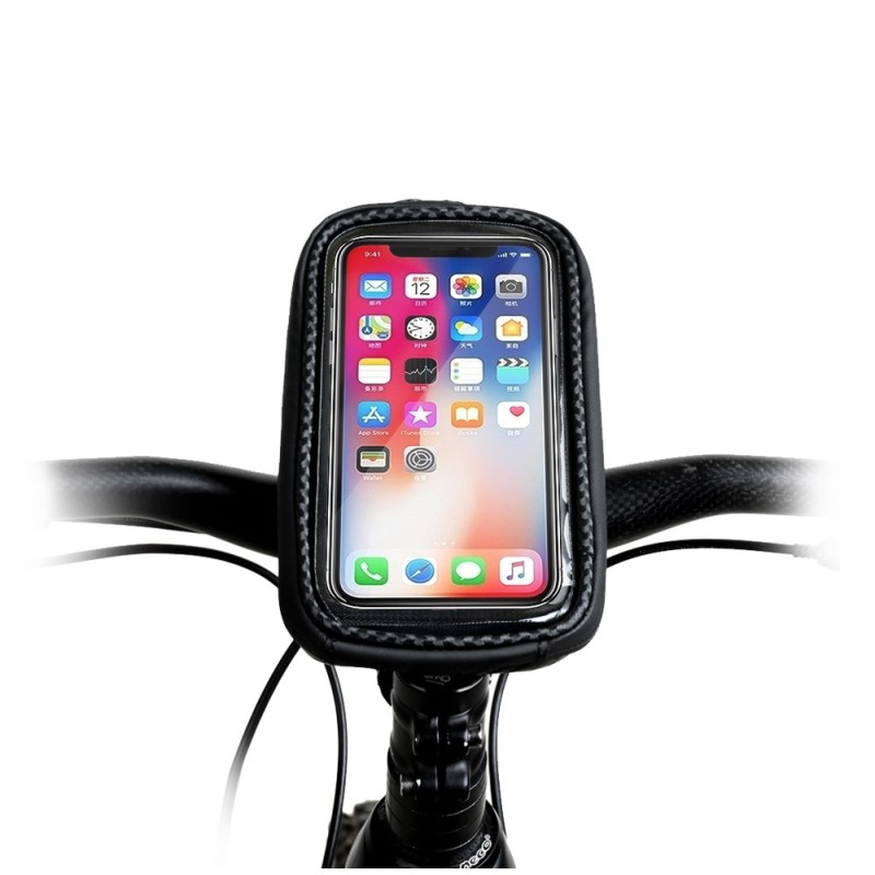 Велосумка на кермо Rhinowalk Bike Phone 6.5 E001 Black
