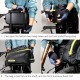 Велосумка на багажник із тримачем для фляги Rhinowalk Multifunctional 17л RK19666 Black, Чорний