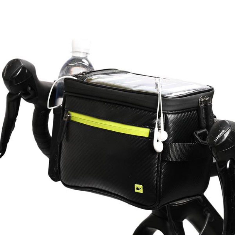Велосумка на кермо Rhinowalk Multifunctional 4.5л RK18996T Carbon Green