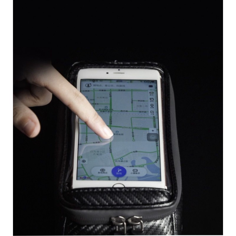 Велосумка Rhinowalk Bike Phone 1.5л RK18335 Matte Black
