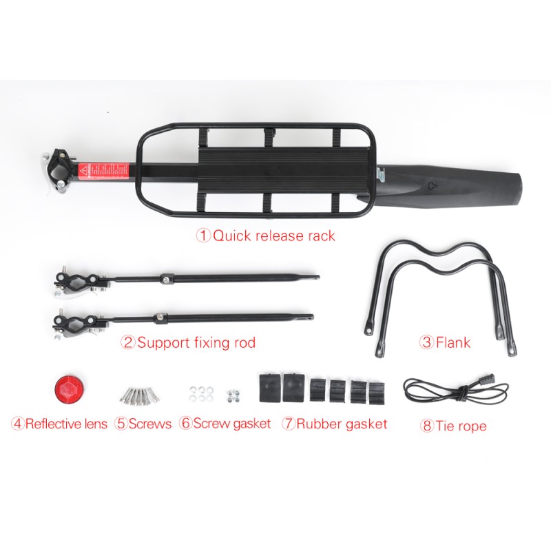 Багажник Rhinowalk 35см J001 Black