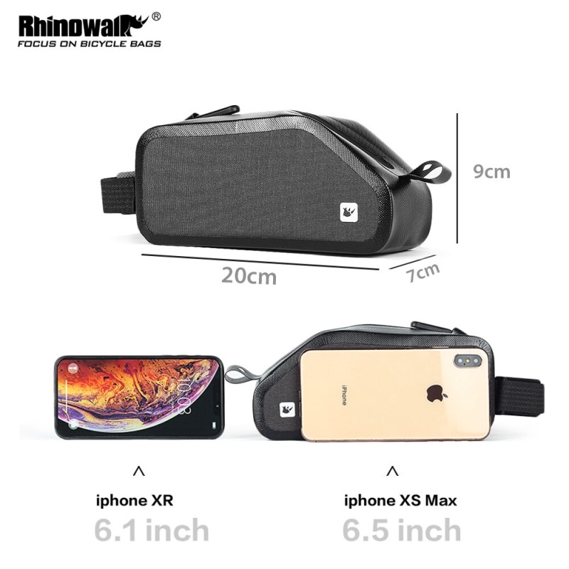 Велосумка на раму Rhinowalk Bike Phone 1л RK18332 Gray