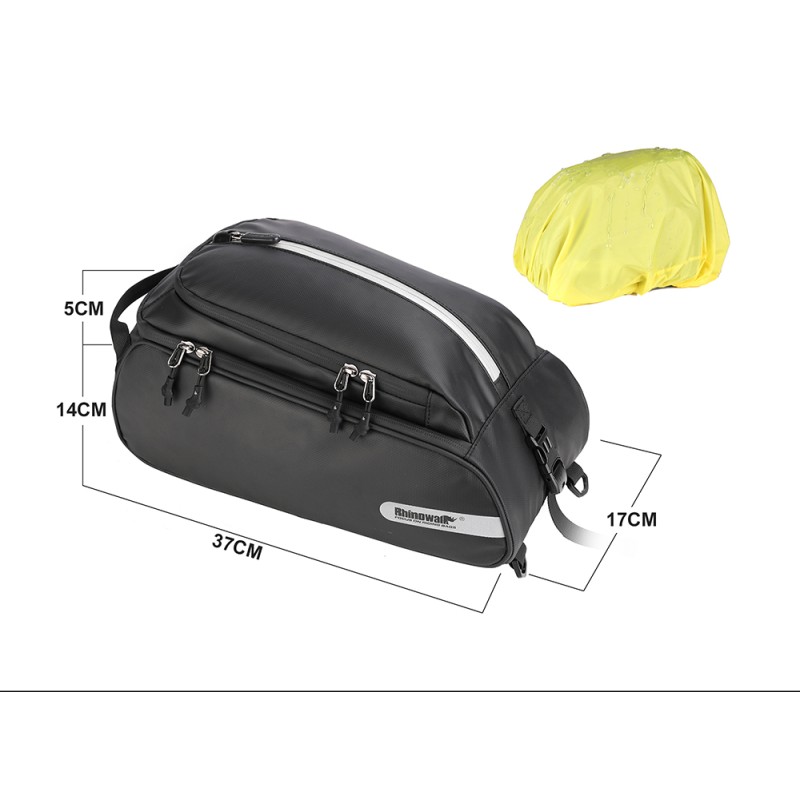 Велосумка на багажник Rhinowalk Multifunctional 12л RK6203 Black
