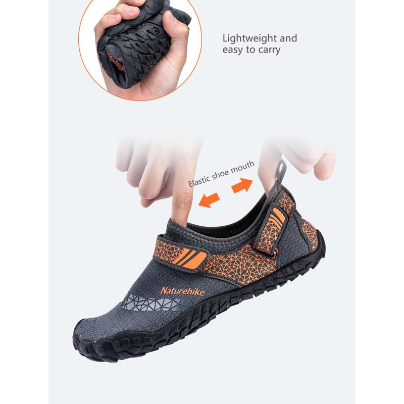 Аквашузи Naturehike 25.7 см L NH20FS022 Grey