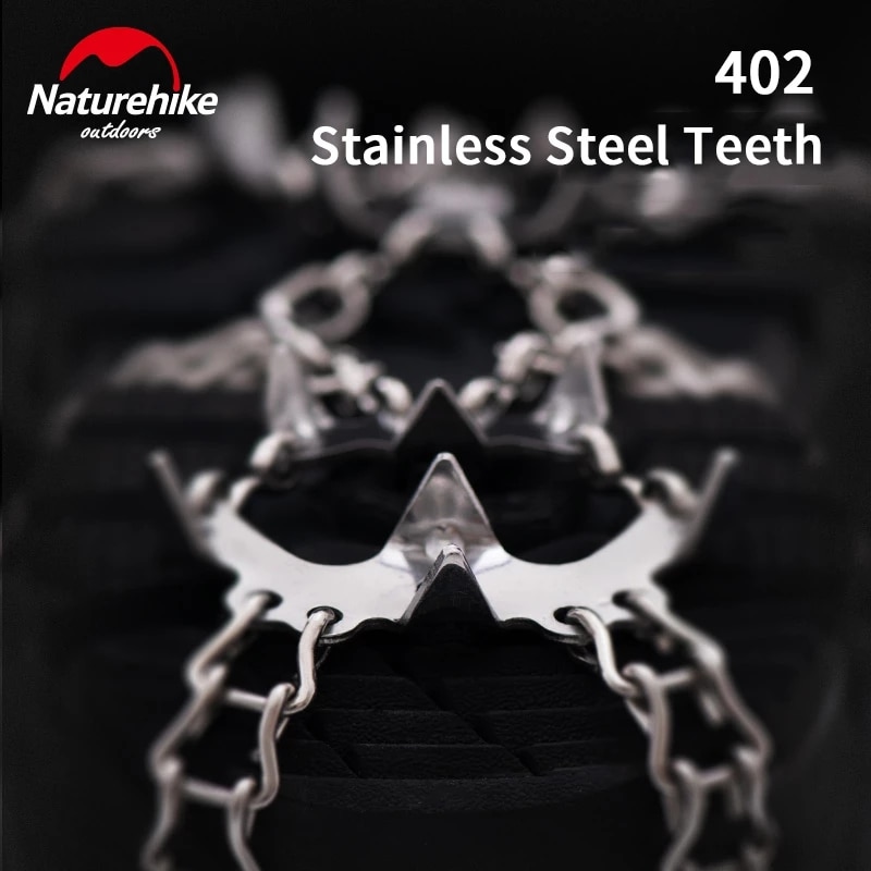 Кішки для трекінгу Naturehike розмір XL NH19HJ002 black